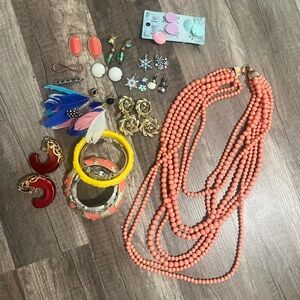 random jewelry and charm bundle